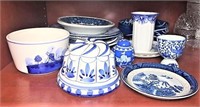 Blue & White Ceramic Serving Items