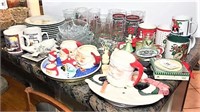 Assortment of Christmas & Holiday Dinnerware