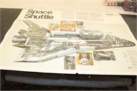 VINTAGE SPACE SHUTTLE POSTER