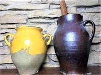 Hand Thrown Pitcher & Urn Style Vase
