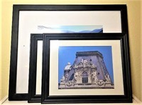 Framed Architectural Prints/Photos Lot of 3