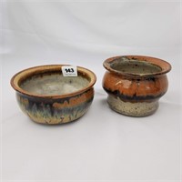 Artisan Pottery Jar & Bowl
