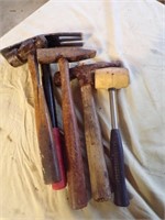 5 piece assortment of hand tools including: