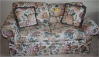 Floral loveseat