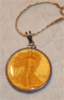 1942 Half dollar necklace