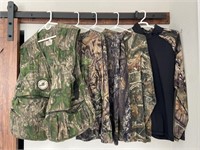 (5) Camouflage Print Jackets & Apparel