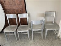 (4) Aluminum Chairs