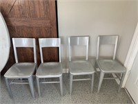 (4) Aluminum Chairs