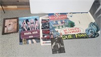 (4) Posters and Metal John Wayne Sign