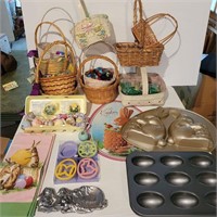 Various Easter decorations and items