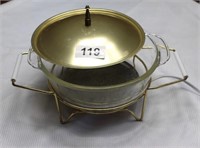 Vintage Carrier And Casserole Dish