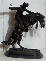 Frederic Remington "The Bronco Buster" bronze