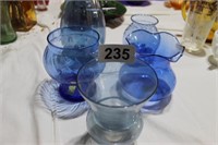 Decorative Blue Glass
