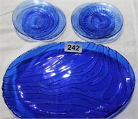 Cobalt Blue Serving Platter