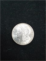 Uncirculated 1921-S Morgan Silver Dollar Coin