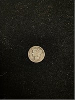 1937 Mercury Silver Dime Coin