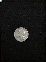 1934 Washington Silver Quarter coin