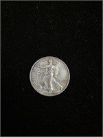 1942-D Walking Liberty Silver Half Dollar coin