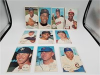 10 1964 Topps Giant baseball cards.  Elston