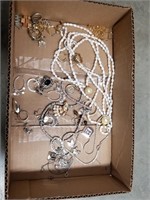 Box of costume Jewelry