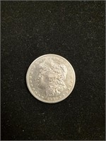 1886-O Morgan Silver Dollar Coin marked XF+