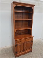 Ethan Allen two-piece bookshelf/cabinet