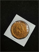 $50 California Octagonal Gold Coin Replica