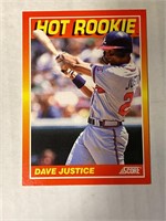Dave Justice Rookie Card