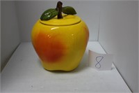 APPLE COOKIE JAR, 9X11"