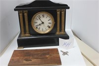 VINTAGE  8 DAY SESSIONS MANTLE CLOCK