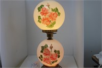 Hand Painted electric lamp 3 way  switch