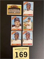 6 New York Yankees Baseball Cards