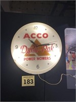 Acco Dyna-Pak Lighted Clock.  
Dose not work and