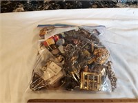 Jewelry and more. Gallon bag filled with vintage