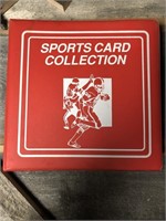 Binder of 1990 NHL Pro Set Hockey Cards