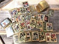 Big lot of football cards - all cards stored in
