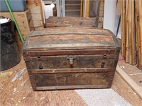 Wooden Dome top trunk 36x21"