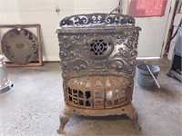 Ornate cast iron & tin Stove for parts or