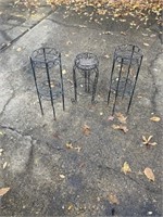 3 PLANT STANDS