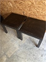 2 SMALL SQUARE TABLES