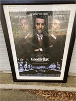 AUTOGRAPHED GOODFELLAS MOVIE POSTER FRAMED