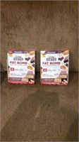 2-12 COUNT BOXES OF SLIMFAST KETO FAT BOMBS BEST