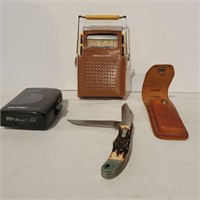 Handheld Radios and Pocket Knife