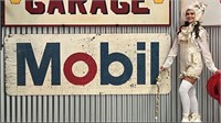 MOBIL large sign - double sided