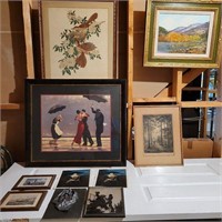 Various framed art