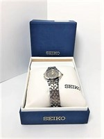 Ladies Seiko Watch with Black Face