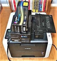 Brother Model HL31C Printer & Toners