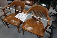 2 Wooden Chairs