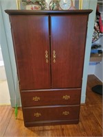 Armoire with 2 drawers.