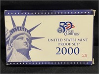 2000 UNITED STATES MINT PROOF SET - 50 STATE